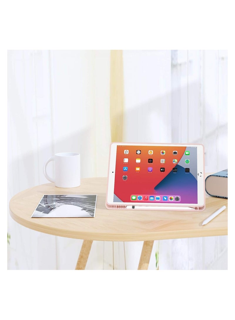 ELTRAZONE iPad 9th/8th/7th Generation Case (2021/2020/2019) iPad 10.2-Inch Case with Pencil Holder [Sleep/Wake] Slim Soft TPU Back Smart Magnetic Stand Protective Cover Cases - Image 5