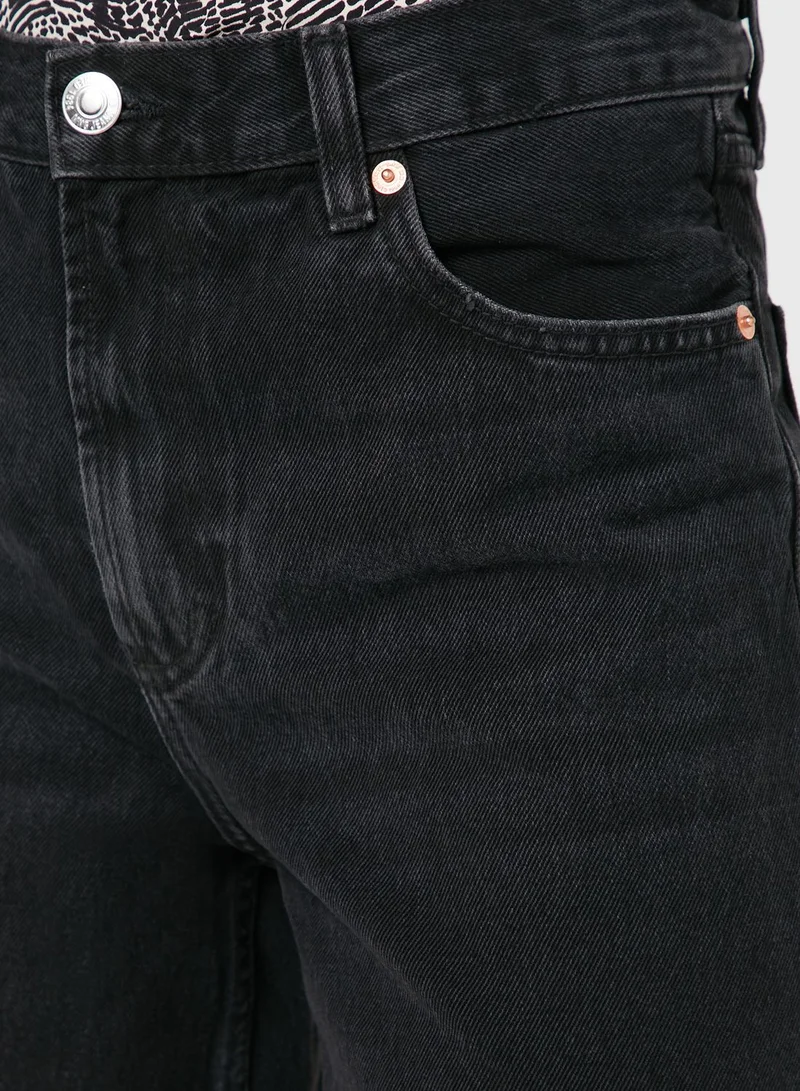 MANGO Denim Mini Shorts