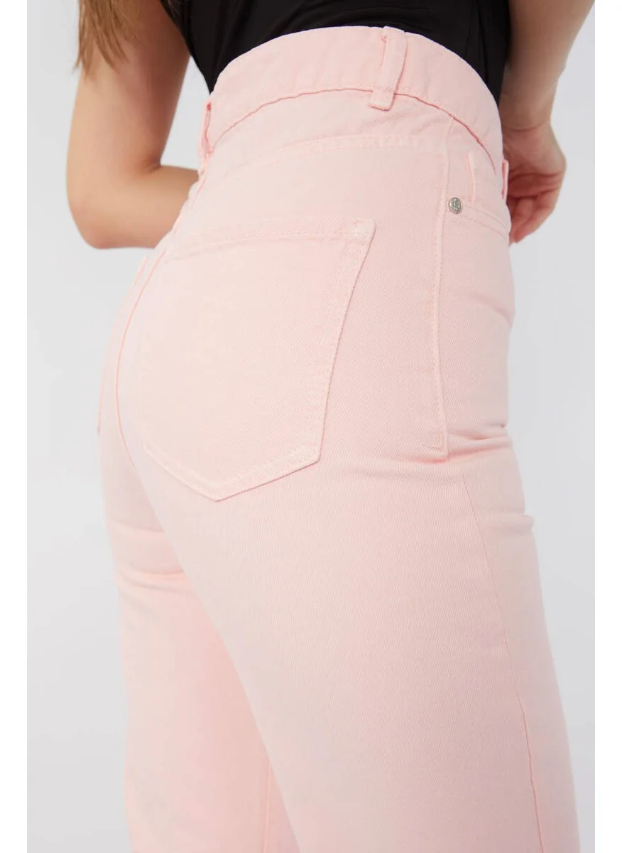 باني جينز Women Basic Cut Out Jeans Pink