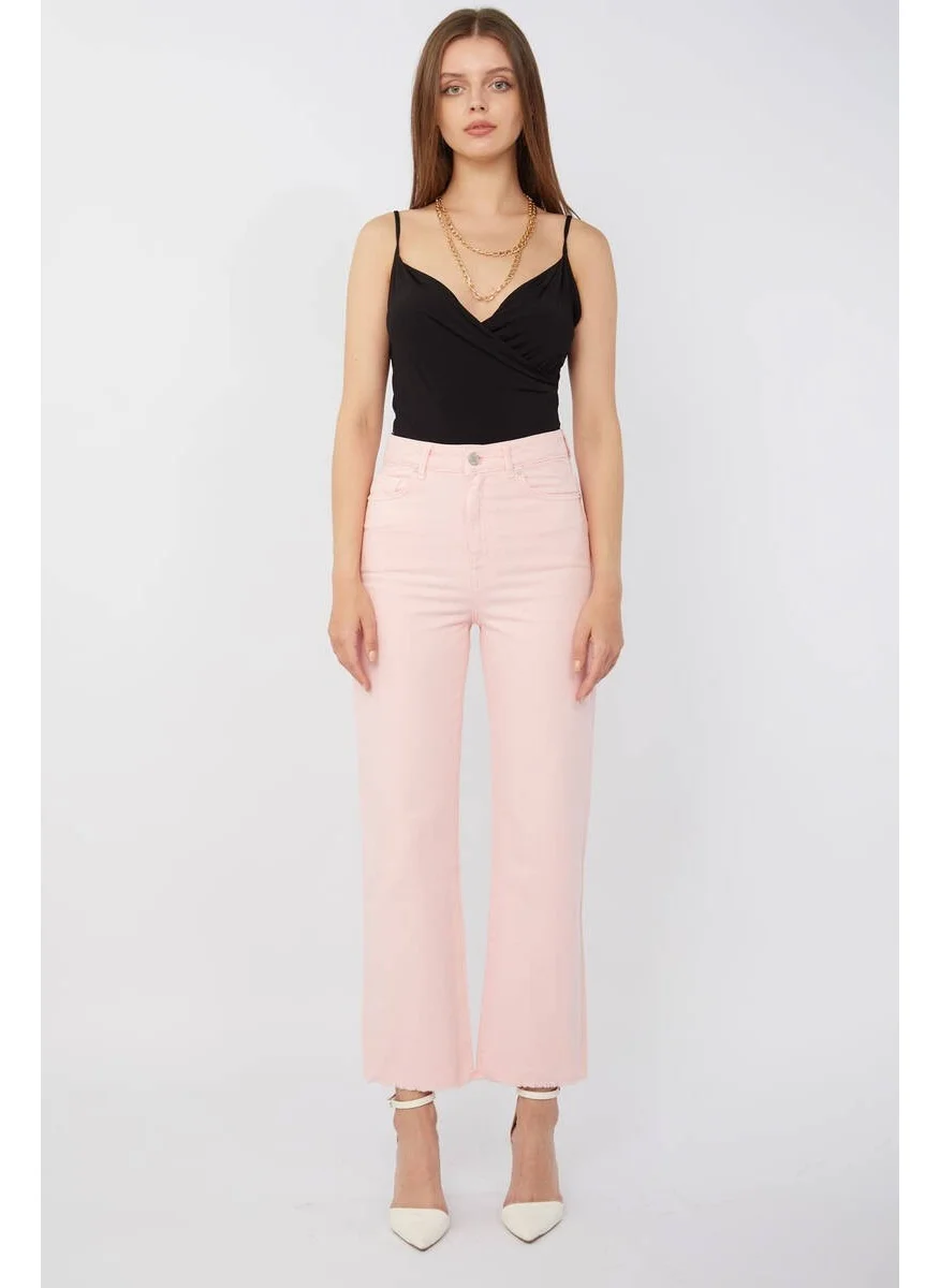 باني جينز Women Basic Cut Out Jeans Pink