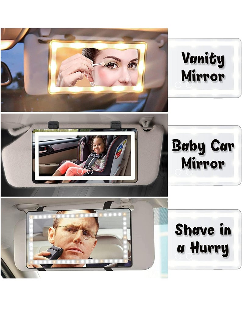 LED Light Mirror for Car Vanity Mirror  - Image 5