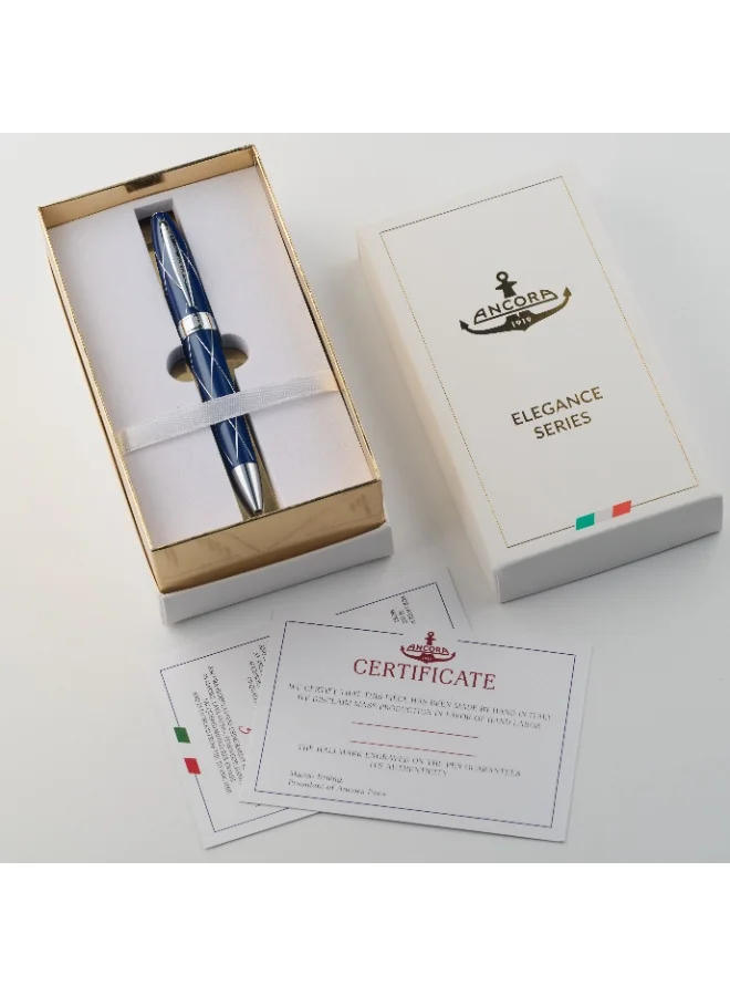 Ancora 1919 Chesterfield Blu Rollerball Pen – Blue – Gift Box Included