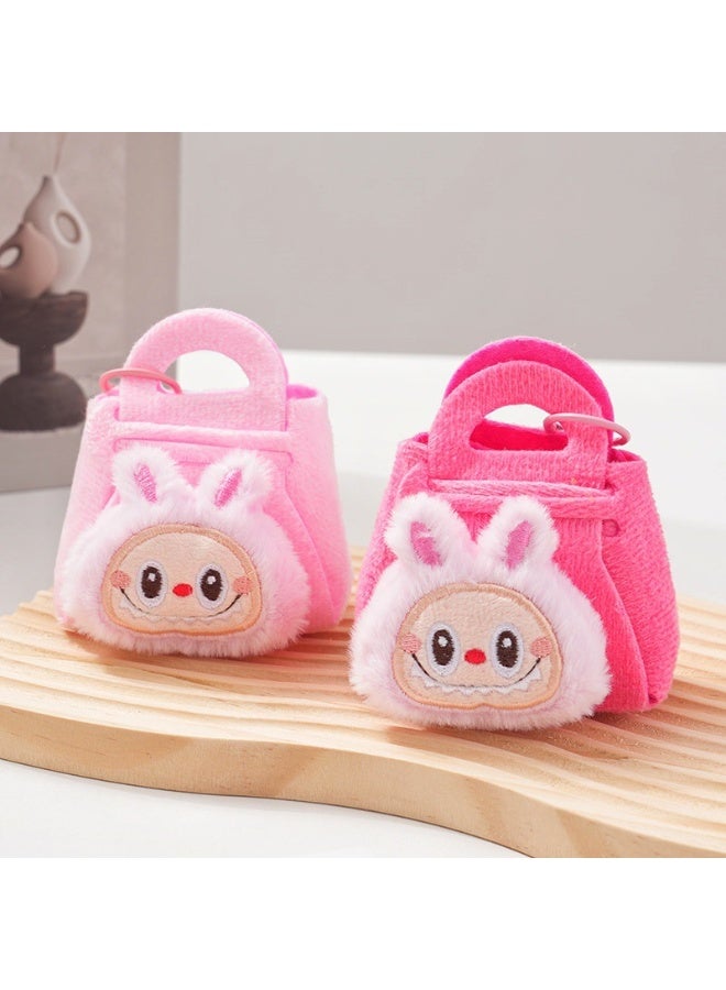 Labubu Plush Coin Storage Bag Pendant Cartoon Keychain Hanging Accessory Claw Machine Doll Toy - Image 2
