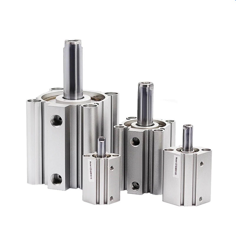 CQ2B 20 Pneumatic Mini Thin Cylinder Bore 20mm Stroke 45mm - Image 2