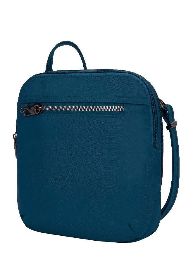 Travelon Women'S Anti-Theft Tailored E/W Organizer Travel Purse, Peacock, One Size  - Image 2