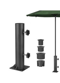 General Heavy Duty Umbrella Bracket Metal Umbrella Mount Patio Umbrella Stand Base Replacement Kit for Deck Terrace  - Image 1
