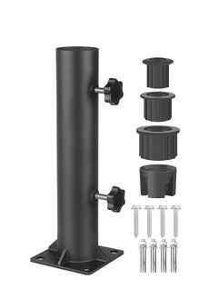 General Heavy Duty Umbrella Bracket Metal Umbrella Mount Patio Umbrella Stand Base Replacement Kit for Deck Terrace  - Image 3