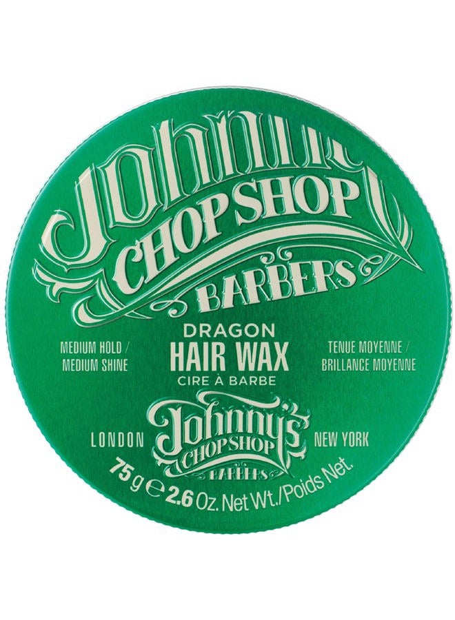 Johnny's Chop Shop Men's Hair Dragon Wax Medium Hold, Medium Nautral Shine, Non Greasy 2.6 oz (Pack of 1) - Image 1