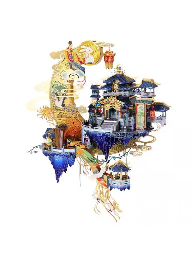 Bluejw Guofeng Xi Fan 3D Puzzle Model Metal Assembled Creative Toys Handmade DIY Gift For Girlfriend - Image 5