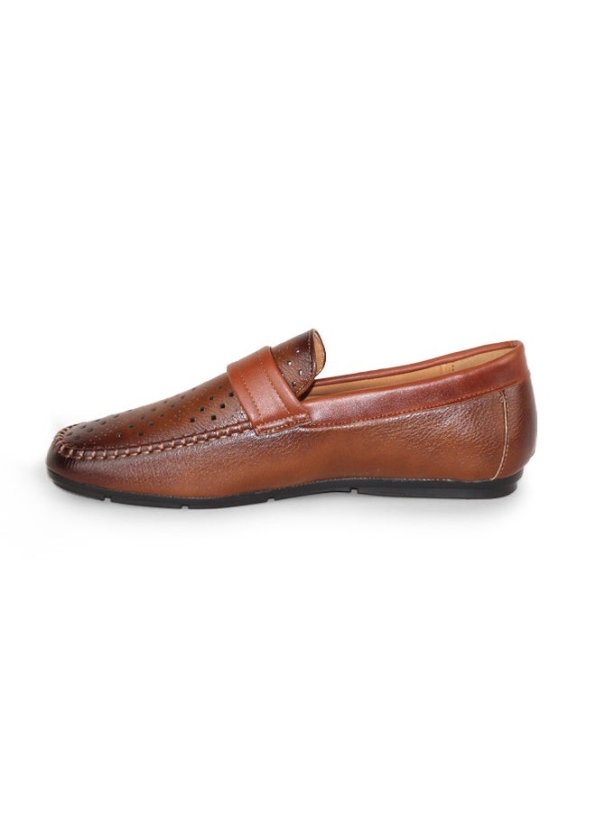 BOTELI Men's Casual Slip-on Leather Shoes Classic Men Office Business Dress Loafers  - Image 5
