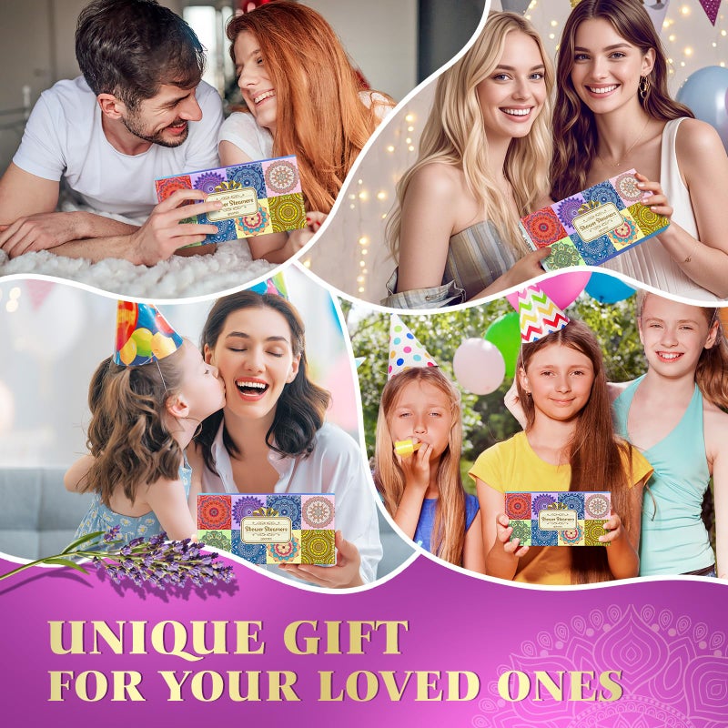 Qivatex Shower Steamers Aromatherapy, Easter Baskets Stuffers Gifts for Her, Birthday Gifts for Women Wife Mom Teen Girls, SPA Relaxation Shower Bombs, Bath Bombs Cosmetic Bath Salts - Image 5