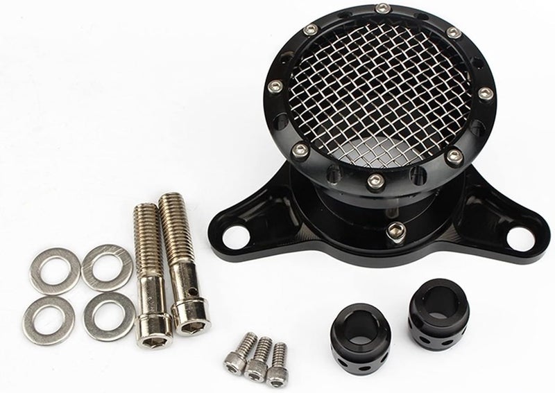 Wivplex Motorcycle Black Velocity Stack Air Cleaner Intake Filter - Image 1