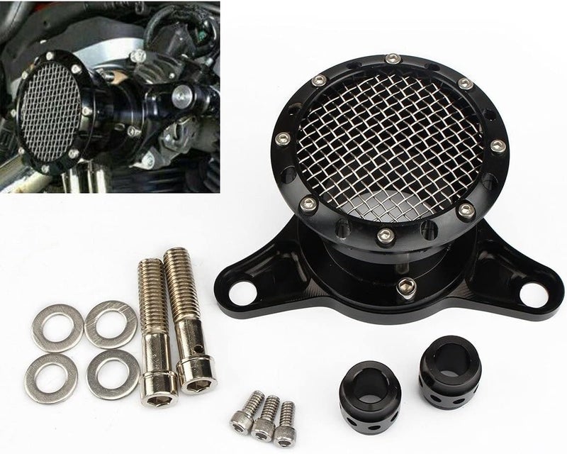 Wivplex Motorcycle Black Velocity Stack Air Cleaner Intake Filter - Image 5