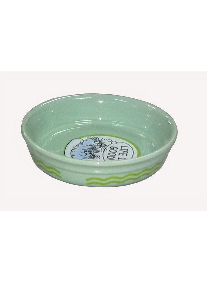FixtureDisplays® 6x6x1.2" Ceramic Pet Bowl Highend Dog Cat Bowl Porcelain Dog Cat Feeder Puppy Bowl 12259 - Image 4