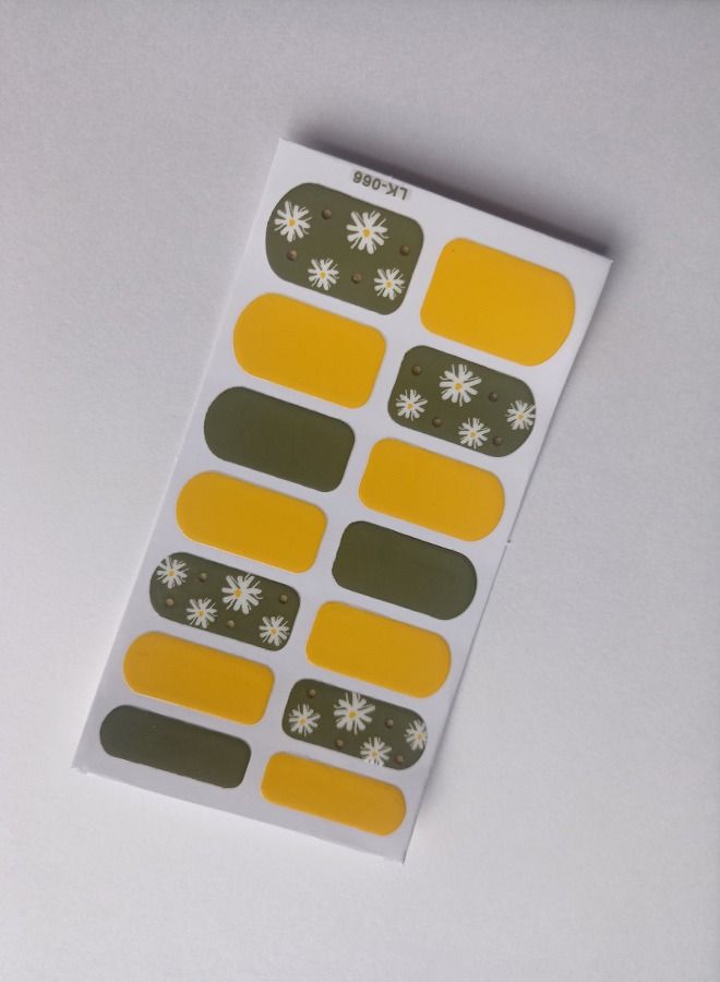 Generic 14-Pieces False Nails Sticker 