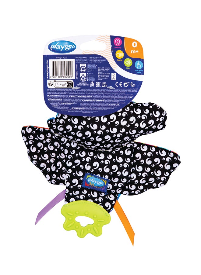 playgro Crinkle Blankie Tamika Toucan - Polybag – Engaging Baby Toy For Development And Sensory Play, 0+ Months - Image 2