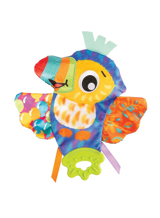 playgro Crinkle Blankie Tamika Toucan - Polybag – Engaging Baby Toy For Development And Sensory Play, 0+ Months - Image 3