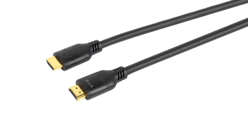 WYE HDMI to HDMI Cable 1.5m | Full HD / 4K Support | High Speed | Durable Build | Compatible with TV, Laptop & Gaming Devices | Black - Image 2
