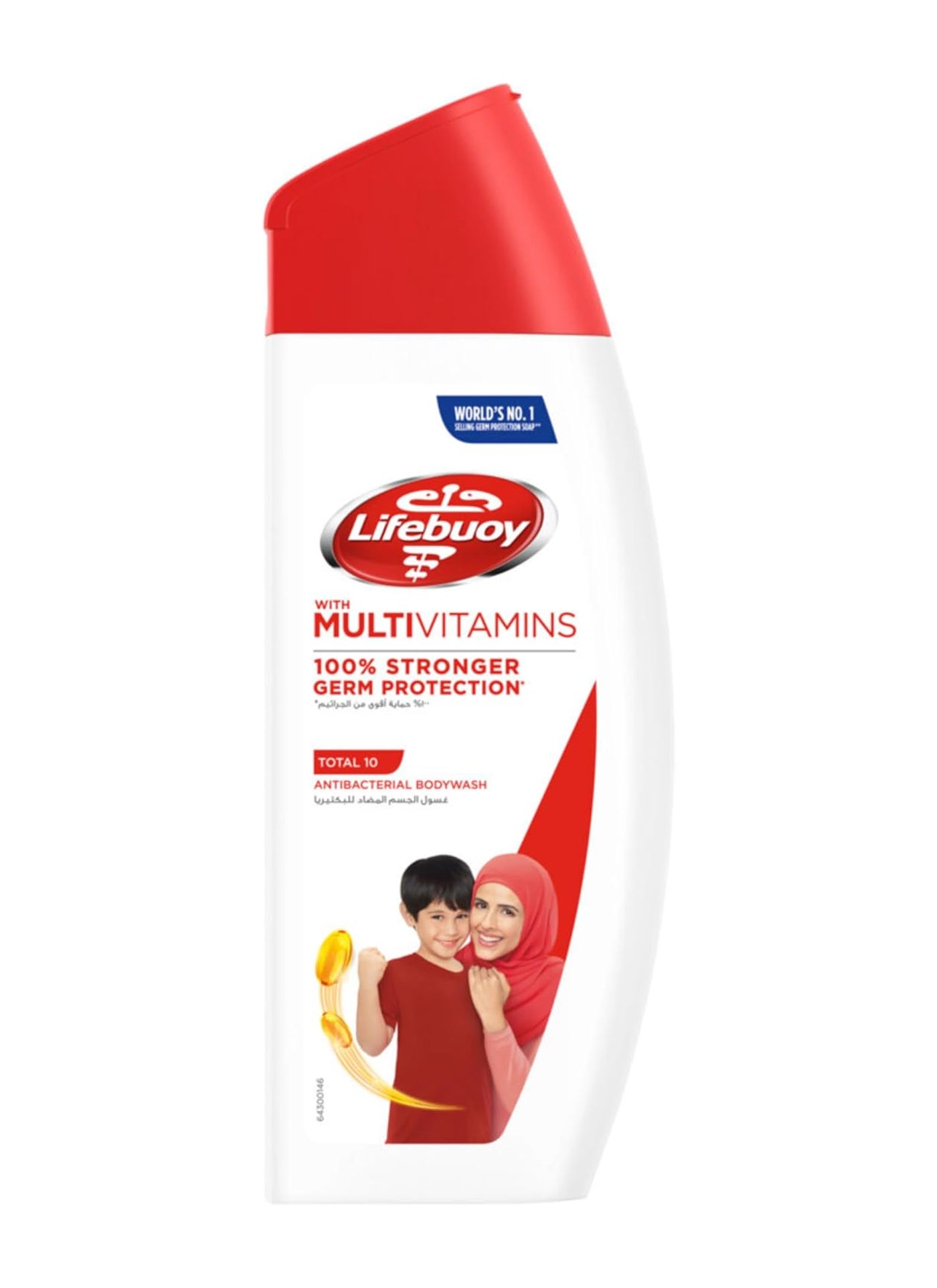 Lifebuoy Antibacterial Body Wash Total 10 Multicolour 300ml