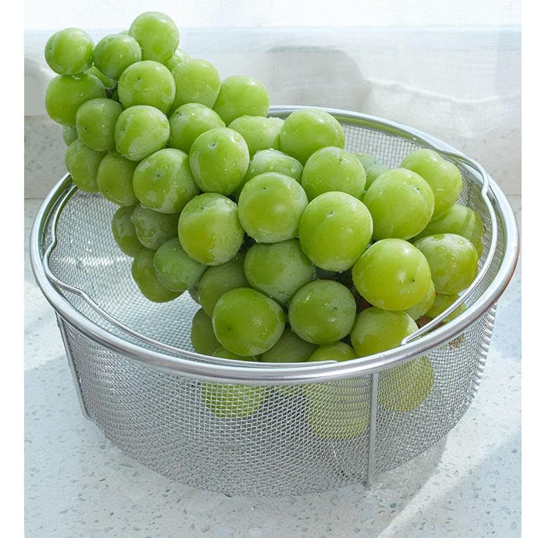 Kruvad Kruvad Mesh Steamer Basket - Stainless Steel Mesh Net Strainer Insert for Pressure Cookers & Pots - Multi-Function for Washing, Frying, Steaming & Cooking Fruits, Vegetables, Pasta & More" - Image 5