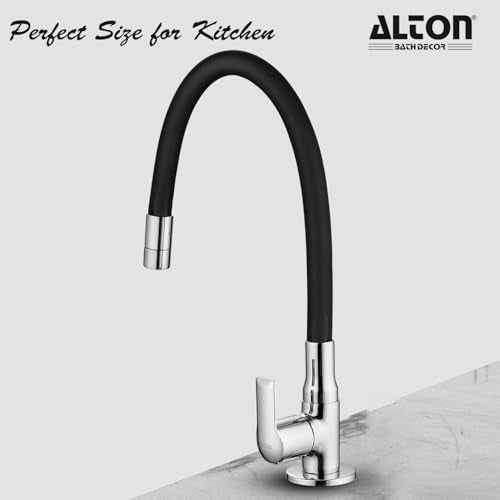 ALTON XNO5055-SF, Swan Neck with Flexible Swivel Spout | Kitchen Sink Tap | Kitchen Faucet | Tap for Kitchen Sink | Taps | Wash Basin Tap | Pillar Tap - Image 5