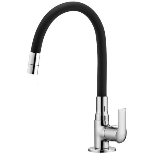ALTON XNO5055-SF, Swan Neck with Flexible Swivel Spout | Kitchen Sink Tap | Kitchen Faucet | Tap for Kitchen Sink | Taps | Wash Basin Tap | Pillar Tap - Image 1
