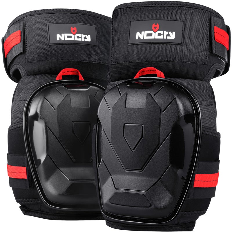 NoCry Professional Work Knee Pads for Men Construction with Ankle Support and Heavy Duty Anti-Slip Cap — Foam Cushion and Extra Thick Gel Padding — Reinforced Thigh & Shin Straps - Image 1