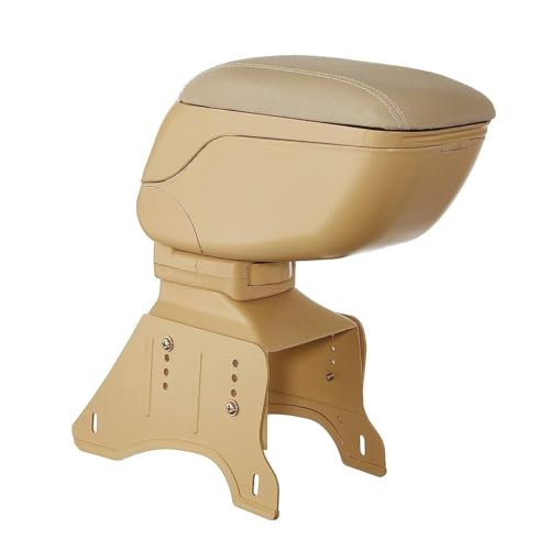 Dhanvine Car Centre Console Hand Armrest Beige Compatible with Maruti Suzuki Dzire Type-2 (2011-2016) - Image 1