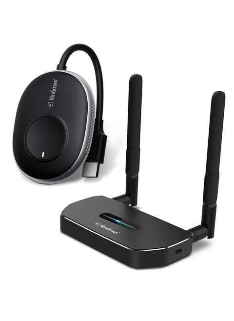 HD Wireless Transmitter Receiver Set Wireless Display Adapter Support 4K Image Quality Long Transmission Distance Plug and Play