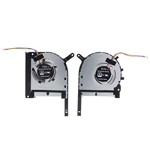 TRADOCK CPU GPU Cooling Fan for Asus TUF Gaming FX505 FX505GE FX505GM FX86FE FX86FM FX86SM FX505DT FX705DT FX505DU FX505DY FX505GT FX505DD FX86F ZX86F FZ86F FX86GE FX705 FX705GE FX705GM FM1U FM1V - Image 1