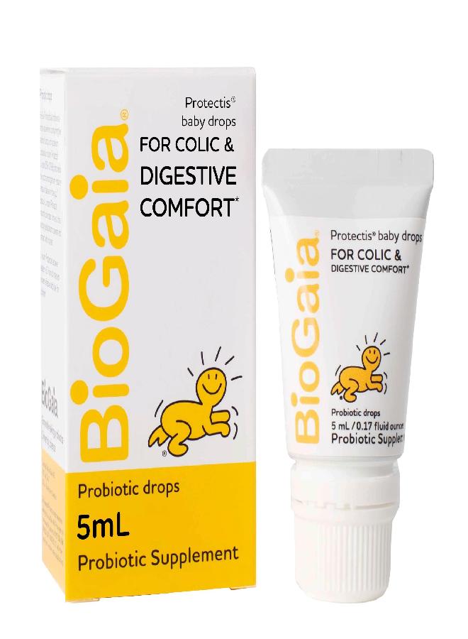 BioGaia BioGaia Protectis Baby Probiotic Drops | Reduces Colic, Gas & Spit-ups | Healthy Poops | Reduces Crying & Fussing & Promotes Digestive Comfort | Newborns, Babies & Infants 0-12 Months | 0.17 oz - Image 1