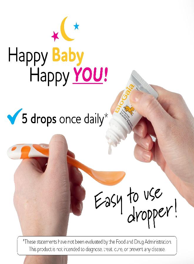 BioGaia BioGaia Protectis Baby Probiotic Drops | Reduces Colic, Gas & Spit-ups | Healthy Poops | Reduces Crying & Fussing & Promotes Digestive Comfort | Newborns, Babies & Infants 0-12 Months | 0.17 oz - Image 3