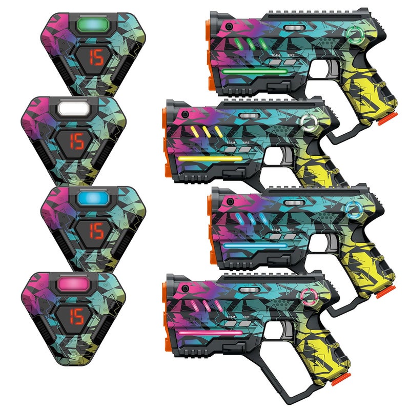 Winyea Tag Laser Tag Set of 4  Lazer Tag Game for Kids Indoor & Outdoor Play  Gift Ideas for Kids Teens and Adults  Cool Toys for Teenage Ages 8 9 10 11 12+Year Old Boy & Girls - Image 1