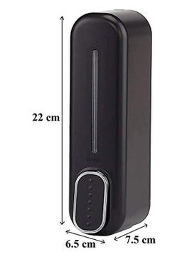 EVERGREEN EVERGREEN Liquid Soap Dispenser Nero Black 350 ml (Black) Premium Certified Quality Set of 1, Plastic  - Image 2