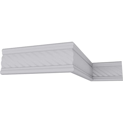 Ekena Millwork 2 3/8"H x 3/8"P x 94 1/2"L Classic Alexandria Rope Panel Moulding - Image 5