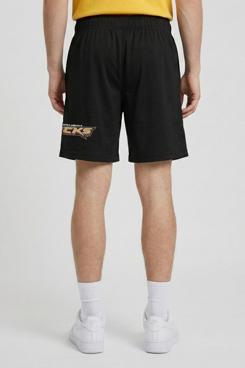 Fanatics Men Sportswear Fit Brand Logo Training Shorts, Black - Image 4