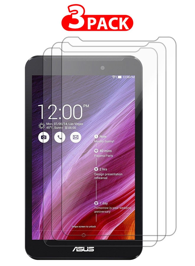 CATANES 3 Packs For Asus Fonepad 7 Tablet Screen Protector Anti-Glare 9H Hardness Tempered Glass Scratch Resistant HD Display Screen Protector - Image 1