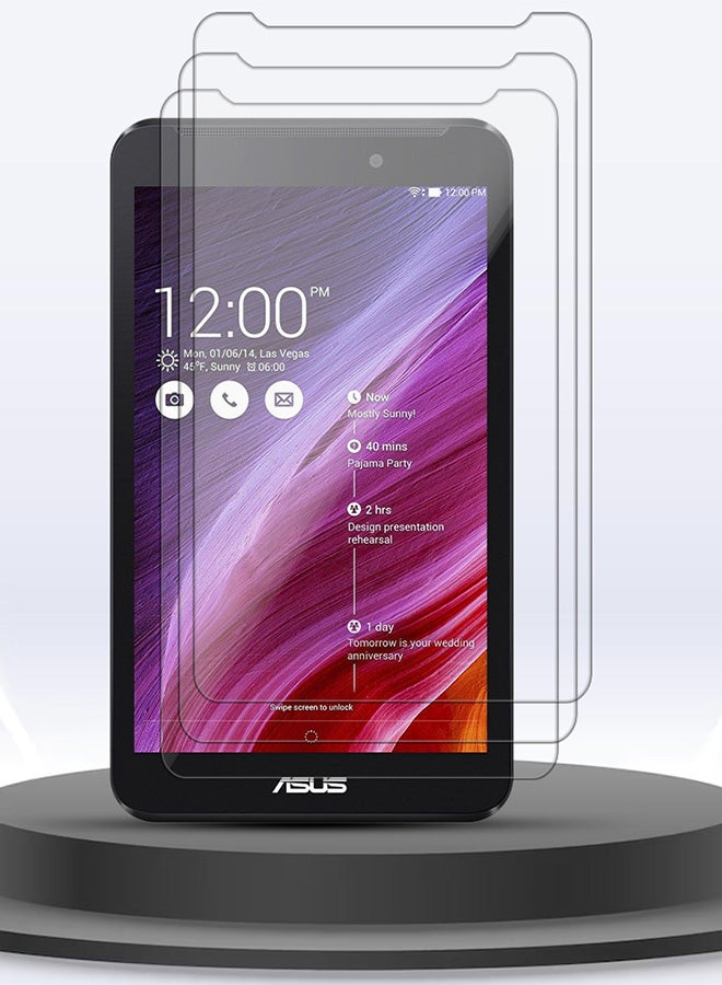 CATANES 3 Packs For Asus Fonepad 7 Tablet Screen Protector Anti-Glare 9H Hardness Tempered Glass Scratch Resistant HD Display Screen Protector - Image 3