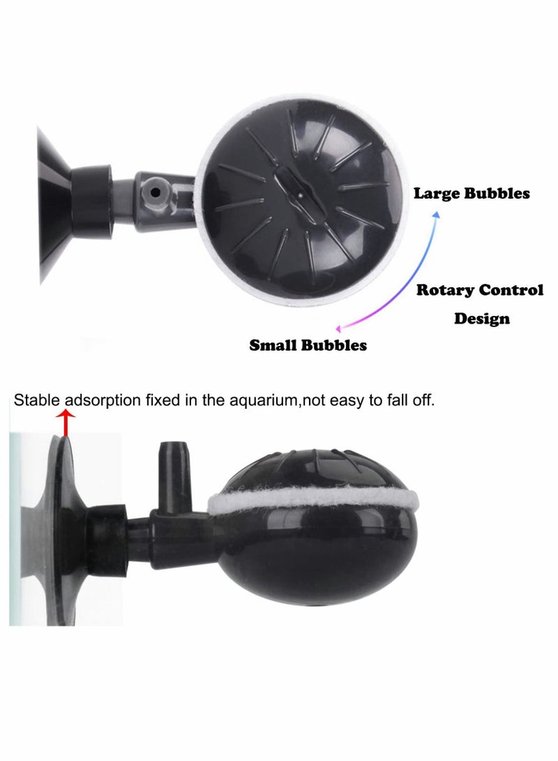 Excefore Adjustable Bubble Refiner, Aquarium Air Stone Fish Tank Nano Bubble Stone Kit with Control Valve Quiet Super-High Dissolved Oxygen Diffuser Makes Super Tiny Bubbles for Fish Tank and Hydroponic - Image 4