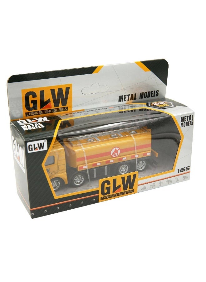 جي ال دبليو شاحنة معدنية بمقياس 1:55 – لعبة متوسطة الحجم للأطفال وهواة التجميع، جسم متين من السبائك المعدنية بتصميم واقعي - Image 2