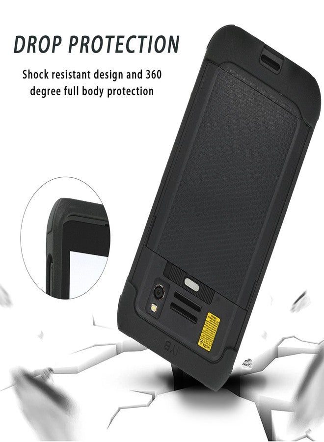 CARPSDZY CT40 Protective Case for Dolphin CT40 Barcode Scanner Handheld Mobile Computer, Cushioning Shock-Resistant Cover Black P/N: CT40-PB-XP - Image 4