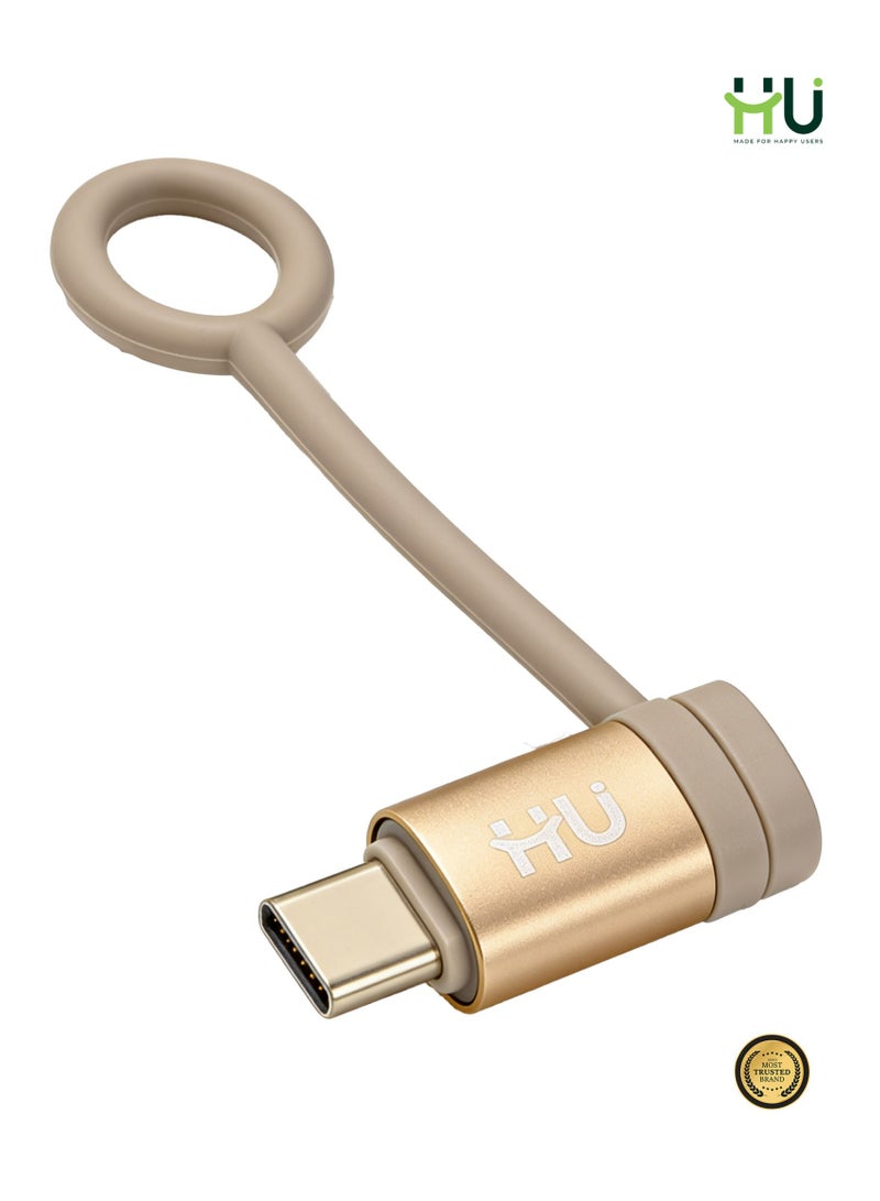 إتش يو محول شحن سريع PD – USB-C ذكر إلى لايتنينج أنثى بقدرة 65 واط مع نقل بيانات 480Mbps - Image 2