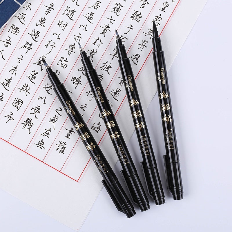 Guangna Calligraphy Pen Xiu Li Pen Soft Pen Can Add Ink Writing Pen Soft Brush Copy Sutra Signature Nomination Pen Small Large Letter - Image 3