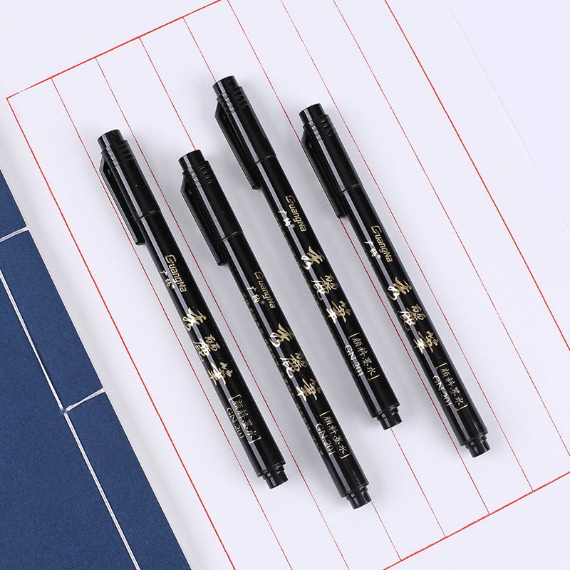 Guangna Calligraphy Pen Xiu Li Pen Soft Pen Can Add Ink Writing Pen Soft Brush Copy Sutra Signature Nomination Pen Small Large Letter - Image 2