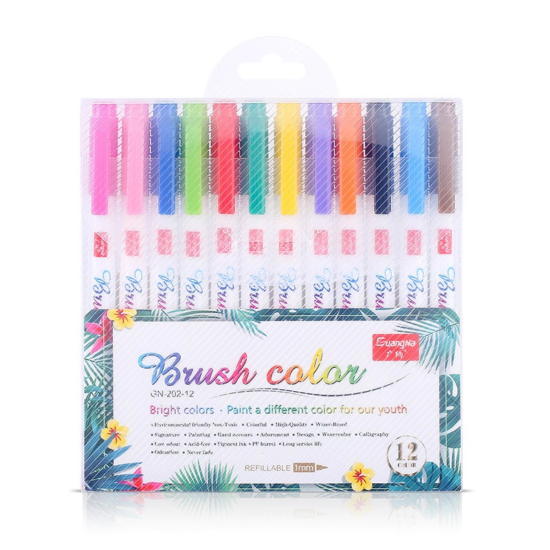Guangna Calligraphy Pen Xiu Li Pen Soft Pen Can Add Ink Writing Pen Soft Brush Copy Sutra Signature Nomination Pen Small Large Letter - Image 1