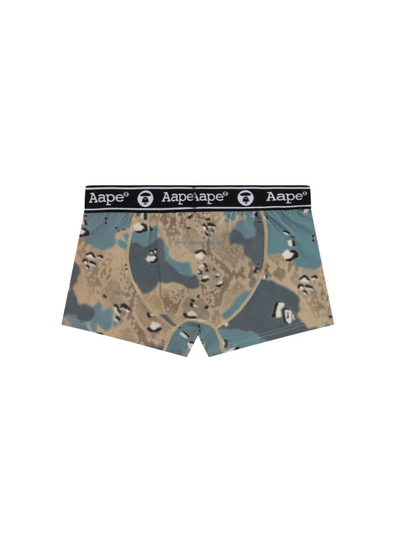 AAPE Moonface logo digital camo boxer briefs