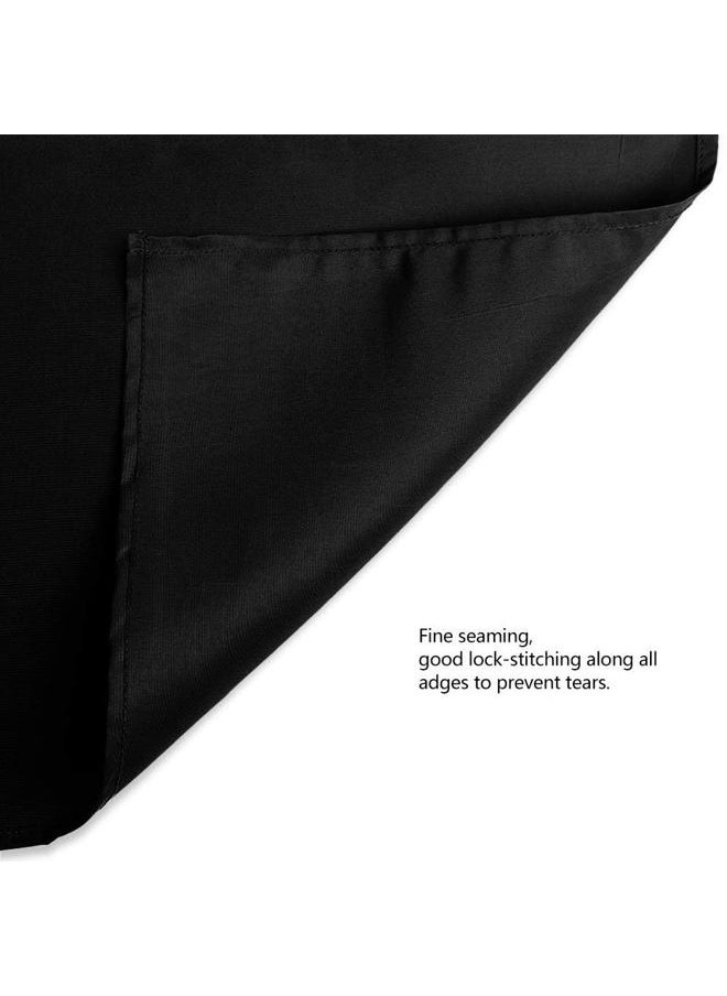 HEMMOTOP Photo Backdrop Black, HEMMOTOP 10x12 ft Photography backdrops for Photoshoot, Black Background Screen for Birthdays, Video Recording, Weddings, Polyester Fabric (Backdrop only)  - Image 4