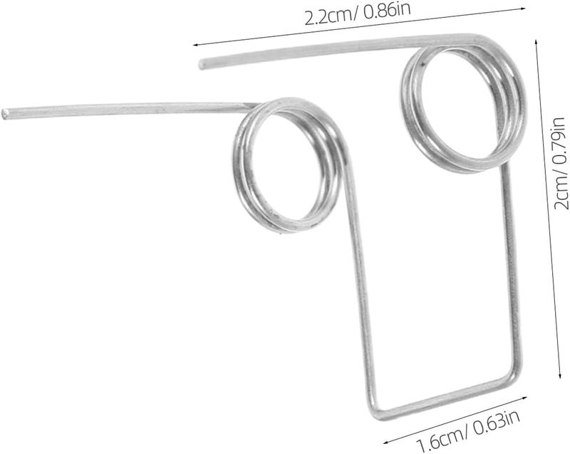 4pcs Double Torsion Precision Stainless Steel Compression Springs for Electric Kettle Water Boiler Replacement Parts Household Appliance Thermostat Springs - Image 2