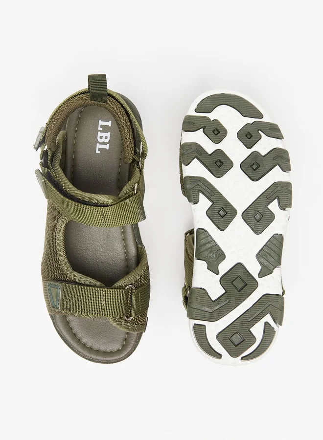 ال بي ال من شو اكسبرس Boys Textured Floaters with Hook and Loop Closure