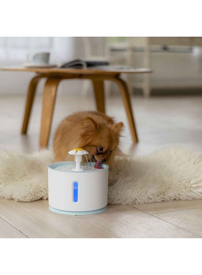 Kn Automatic Pet Water Fountains Cat And Dog Feeders Led Lights Visual Circulation Automatic Cat Drinking Fountains - Image 5